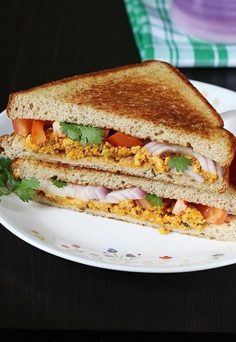 Paneer Bhurji Sandwich