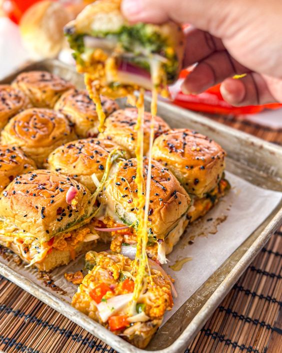 Paneer Bhurji Sliders