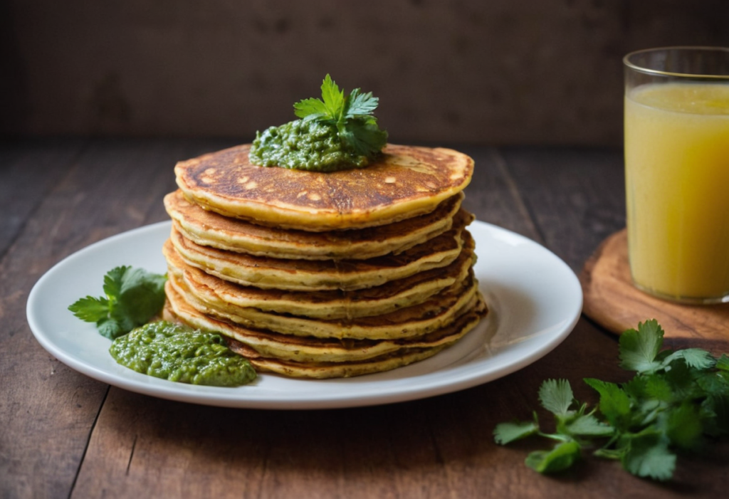 Spicy Lentil Pancakes