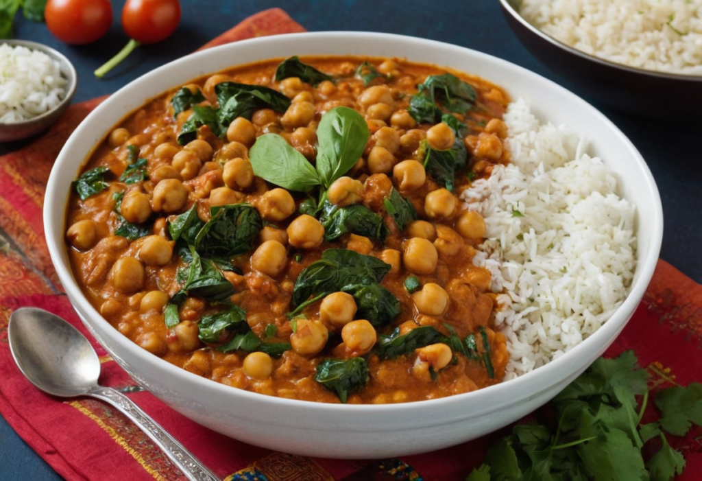 Spinach and Chickpea Curry