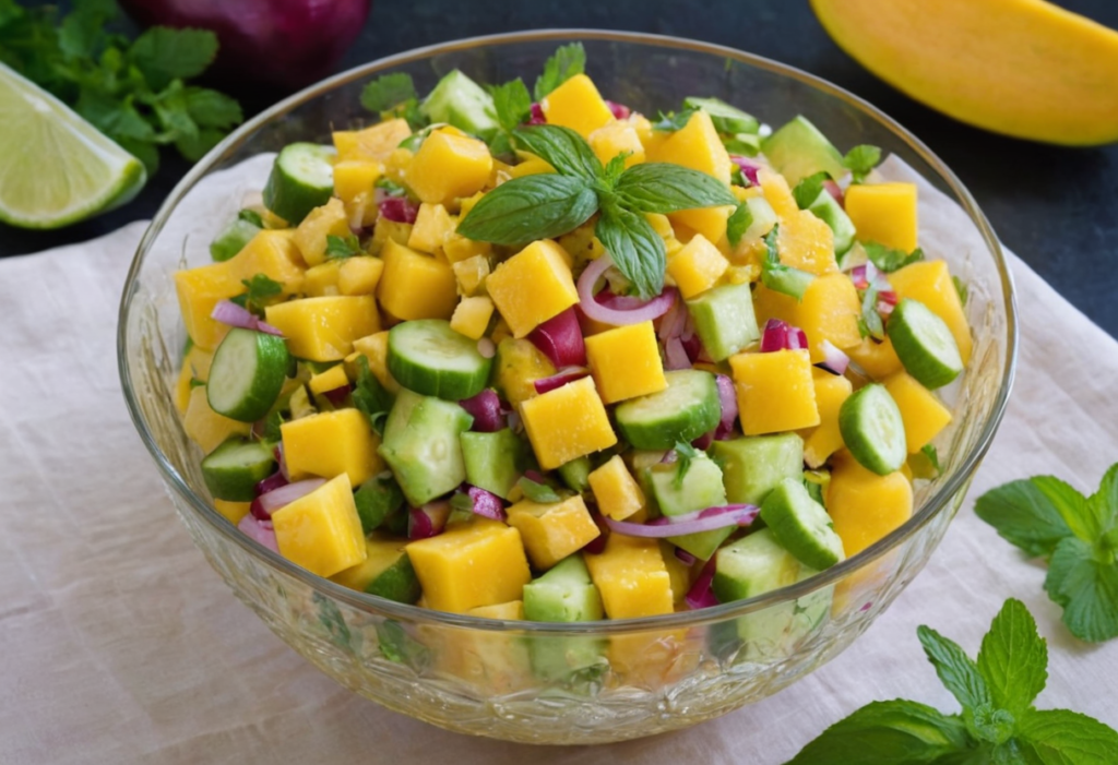 Sweet and Spicy Mango Salad