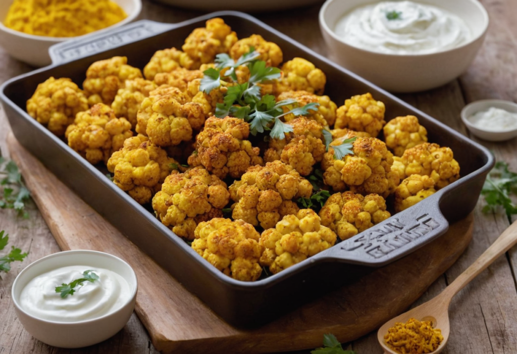 Turmeric Cauliflower Bites