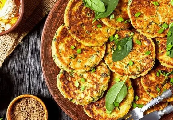 Chickpea and Spinach Pancakes