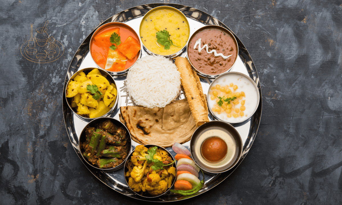 Simple Indian Thali