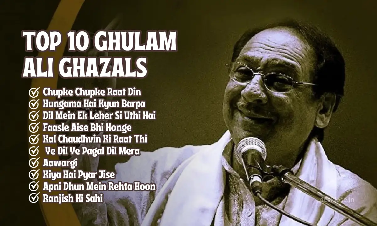 Top 10 Ghulam Ali Ghazals