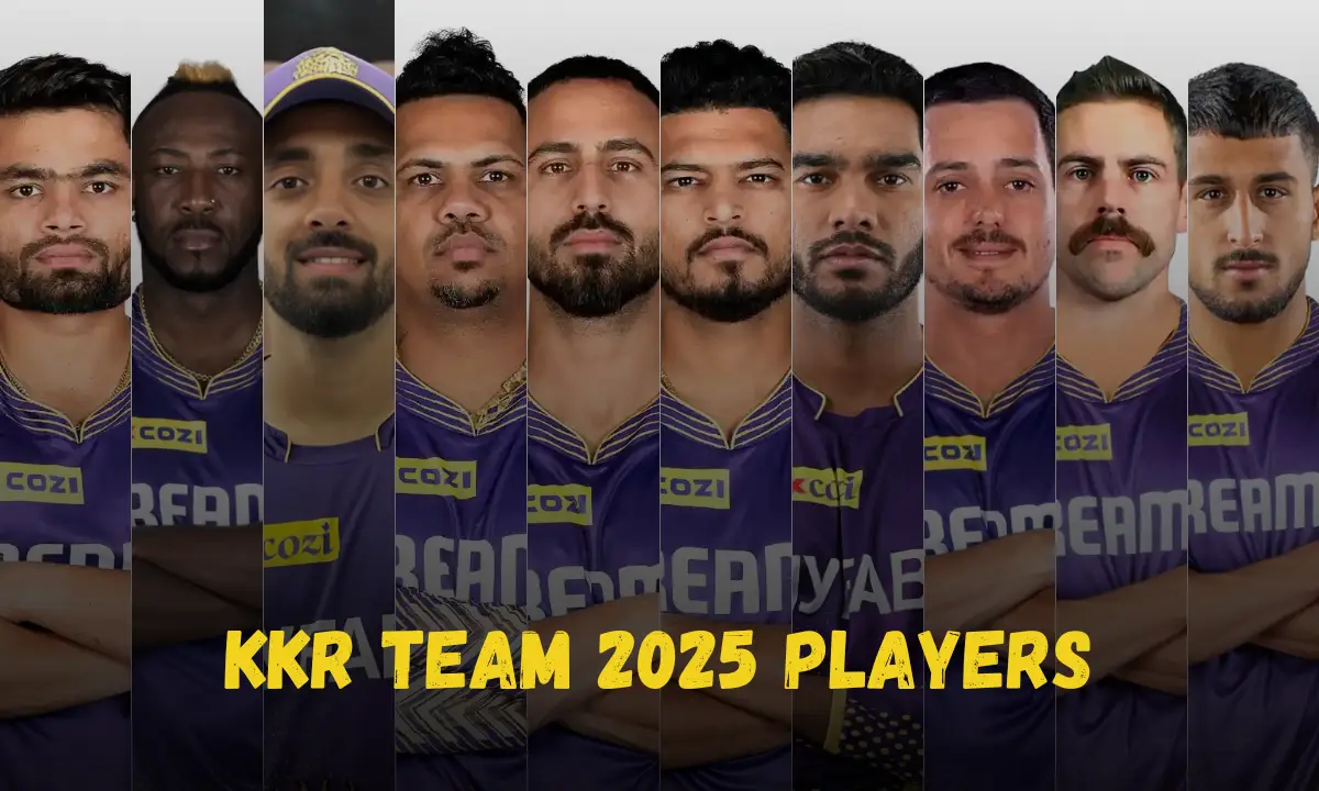 KKR Team 2025 Players List