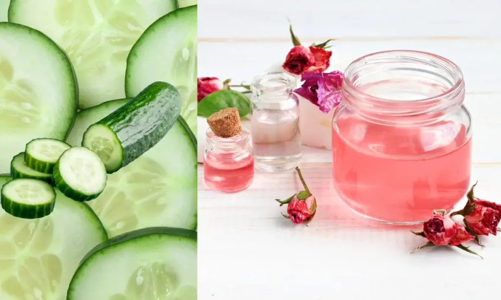 Cucumber and Rose Water Pack