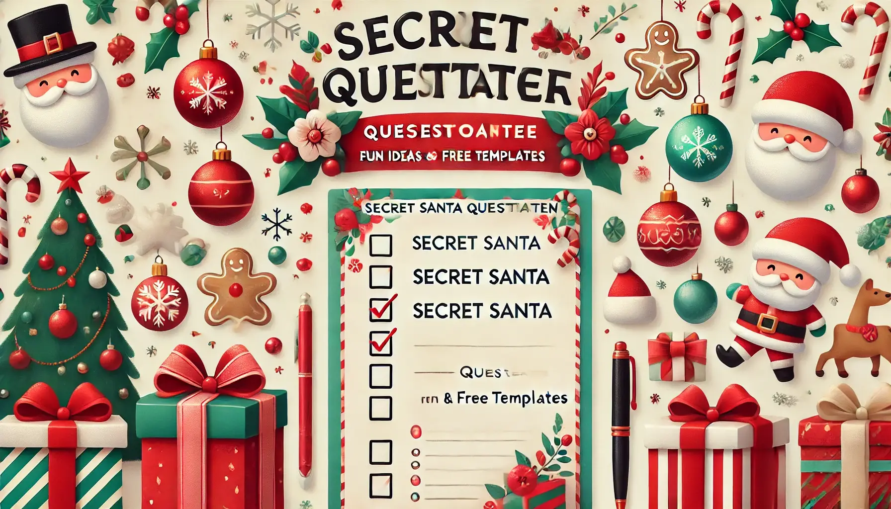 Secret Santa questionnaire