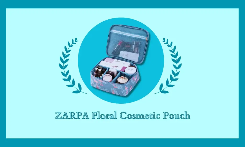 ZARPA Floral Cosmetic Pouch