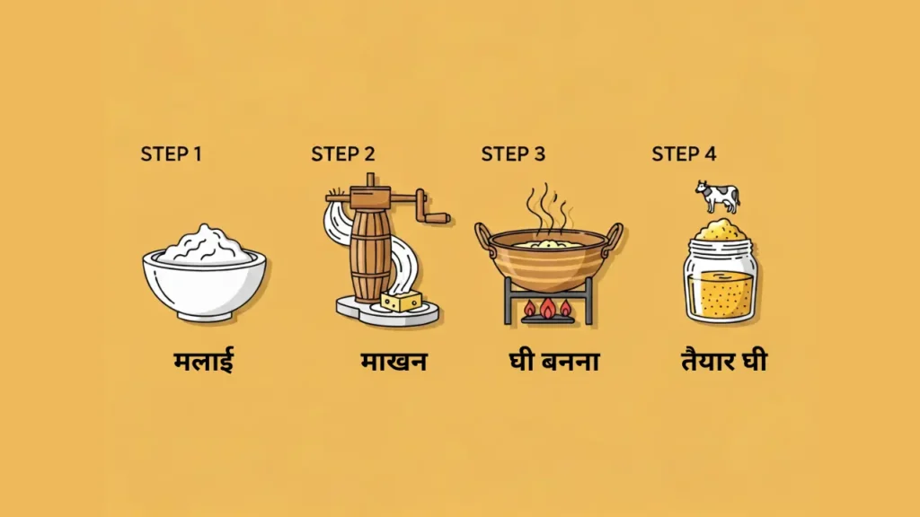 Bilona Process Infographic