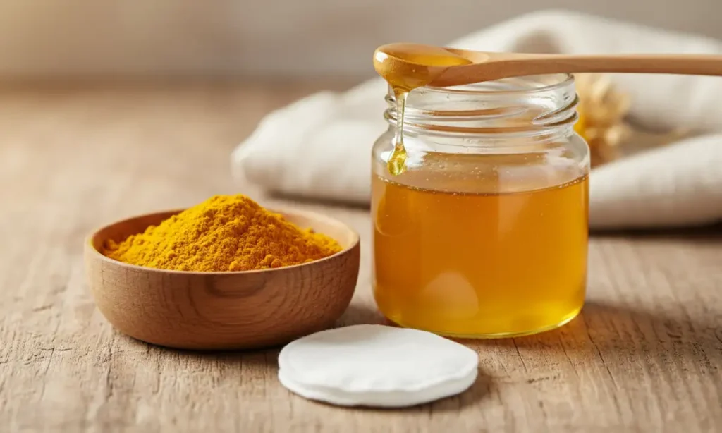 Turmeric and Honey for Skin Brightening