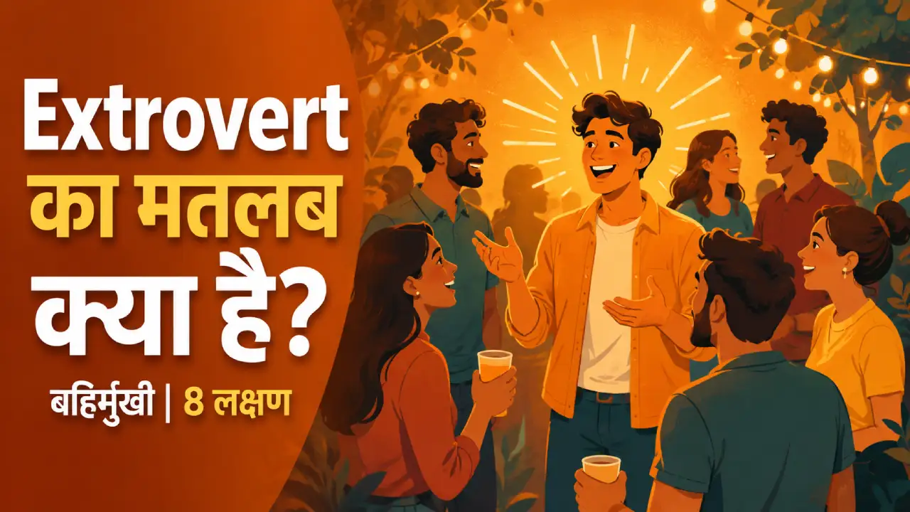 extrovert meaning in hindi